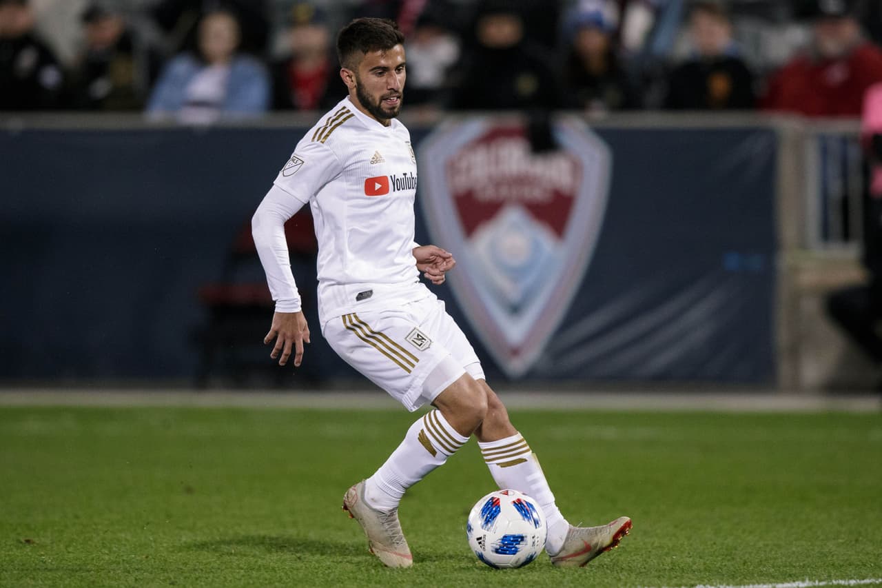 Novato, goleador y carismático. El uruguayo Diego Rossi anotó el primer gol en la historia de LAFC y los hinchas responden de manera masiva comprando su camiseta. (USA Today Images)