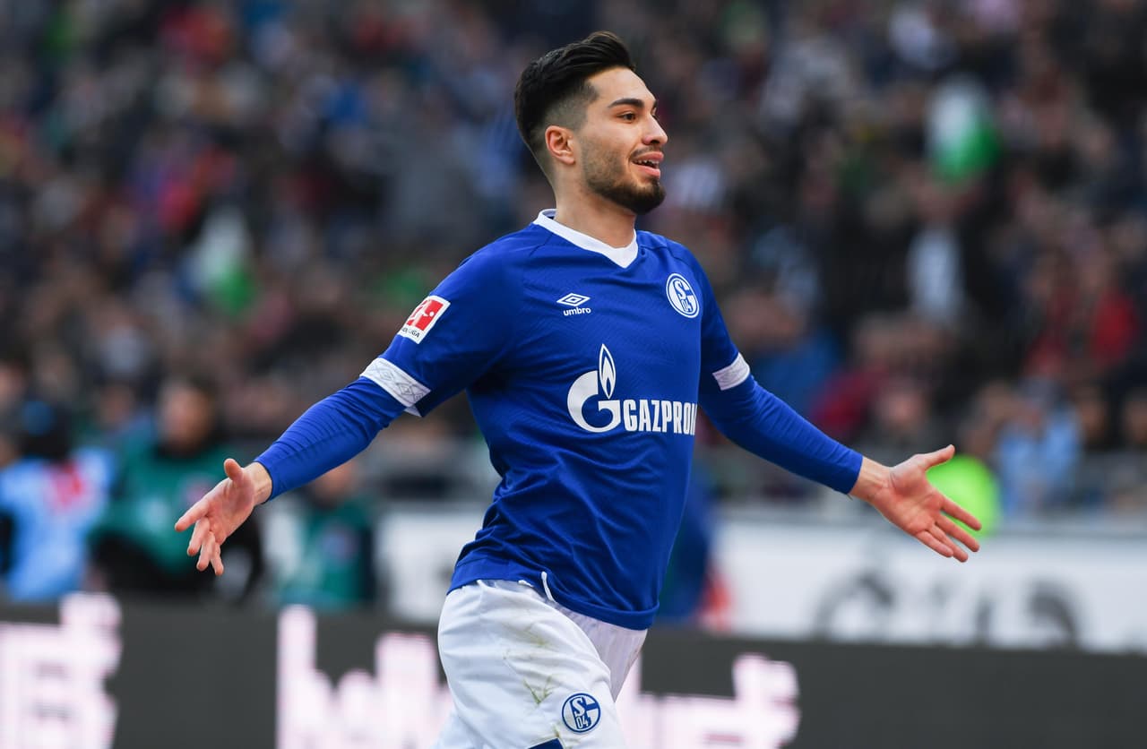 Suat Serdar apareció en Schalke para poner el 1-0 del visitante al minuto 39 de la primera parte.