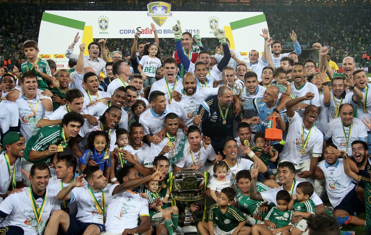 Palmeiras 2 (4-3) 1 Santos: Palmeiras vence a Santos y gana la Copa de Brasil