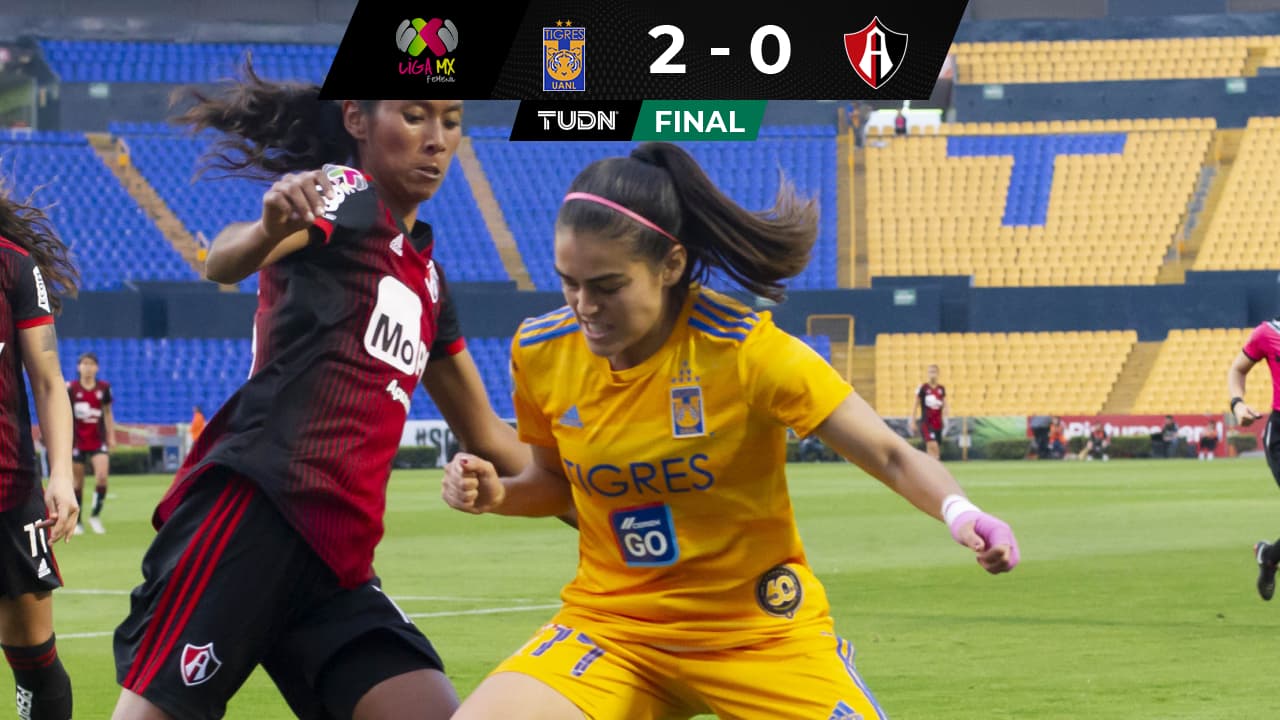 Tigres Femenil le dio fin al invicto de Atlas