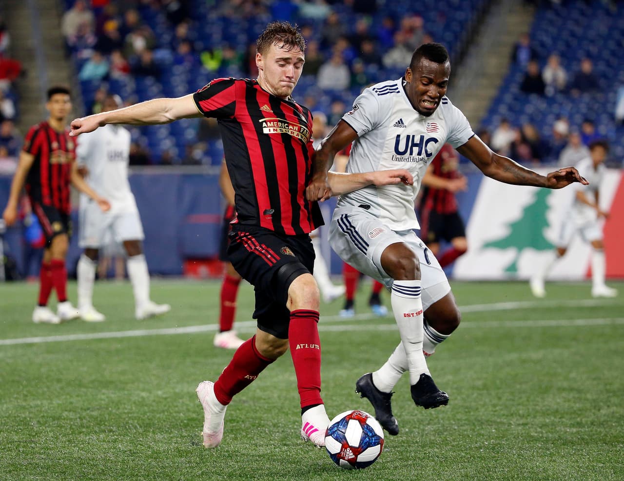 Atlanta United FC (segundo) cerró la temporada regular con una amplia victoria ante New England Revolution (séptimo). El campeón vigente de MLS y el club de las afueras de Boston vuelven a enfrentarse en el inicio de los Playoffs.