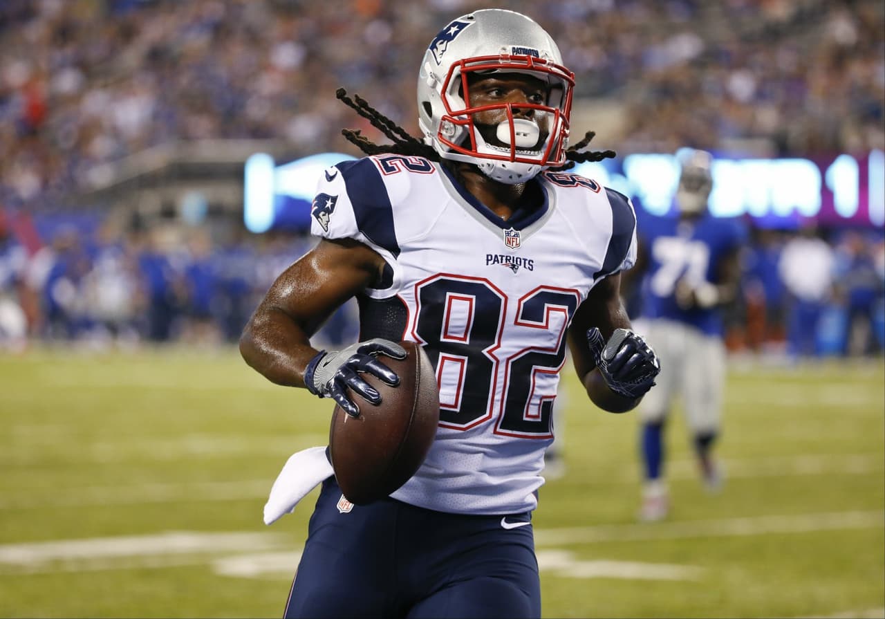 <b>Keshawn Martin</b> solamente jugó en 2015 con los Patriots, donde tuvo 24 recepciones para 264 yardas, aunque su rol principal es de regresador de patadas.