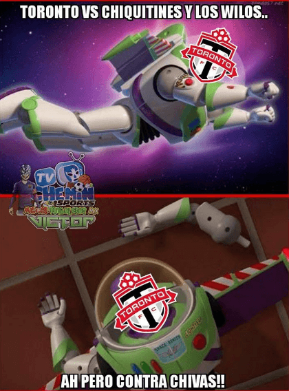 El triunfo de Chivas en el juego de ida de la final contra Toronto en la Liga de Campones de Concacaf dio para el humor de los usuarios en las redes sociales.