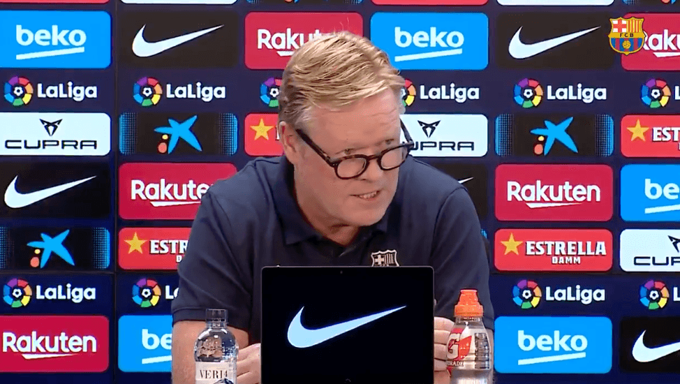 Koeman afirma que el Barça “debe ser respaldado, con palabras y hechos”