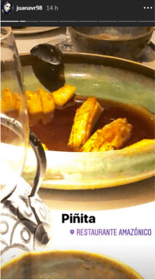 La hermana de James Rodríguez publicó fotos a la misma hora y en el mismo restaurante en el que la modelo publicó sus imágenes.