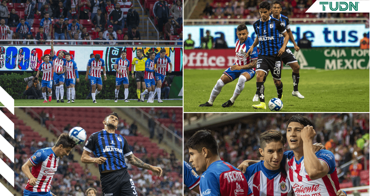Chivas sufrió en los minutos finales pero logró sacar la victoria 3-2 ante Querétaro.