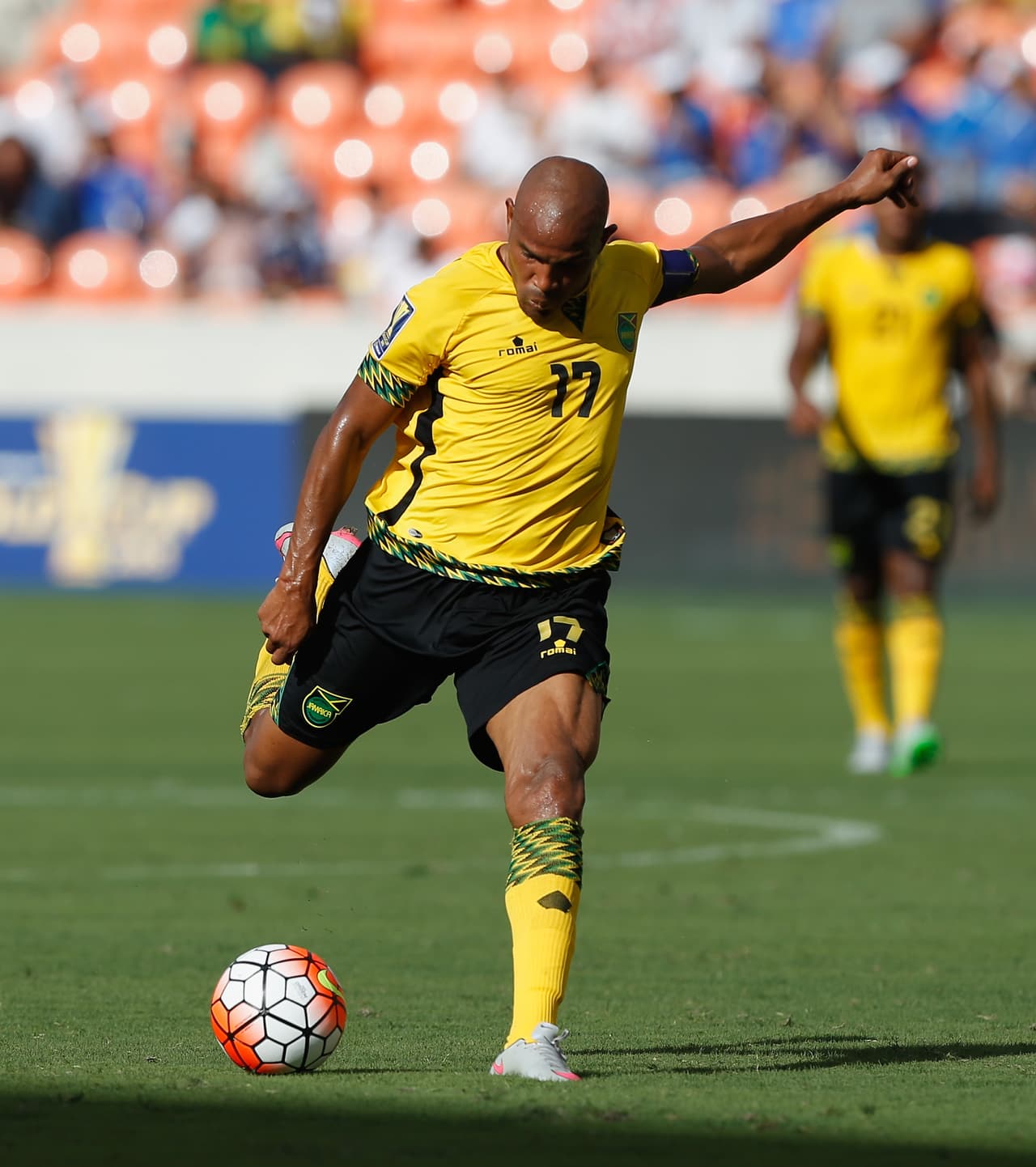 Rodolph Austin.- El líder que Jamaica necesitaba en la mitad de la cancha, casi siempre podía anticiparse y tomar el balón en zona de peligro, además de inquietar con disparos de media distancia. Calificación: 8 (Foto: Getty Images).