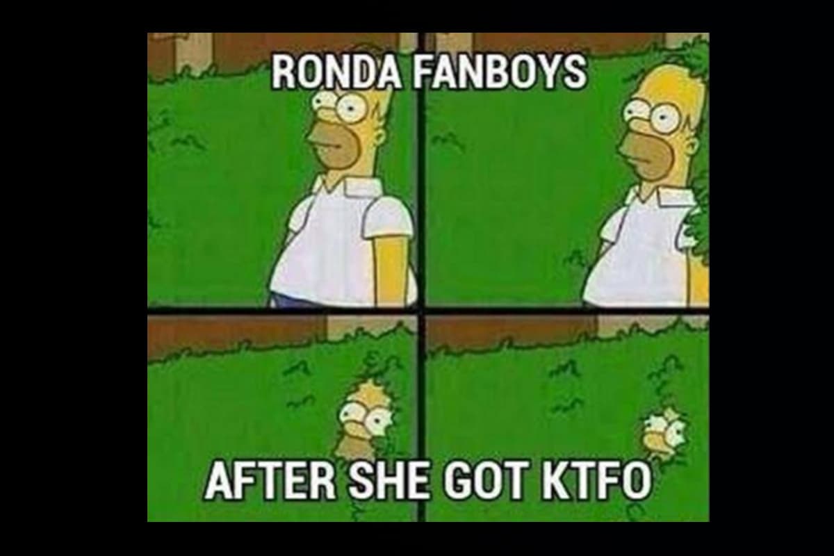 Memes de la derrota de Ronda Rowsey