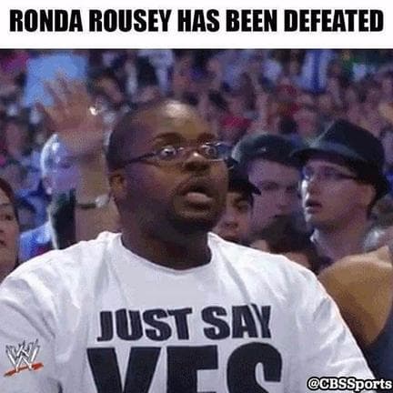 Memes de la derrota de Ronda Rowsey