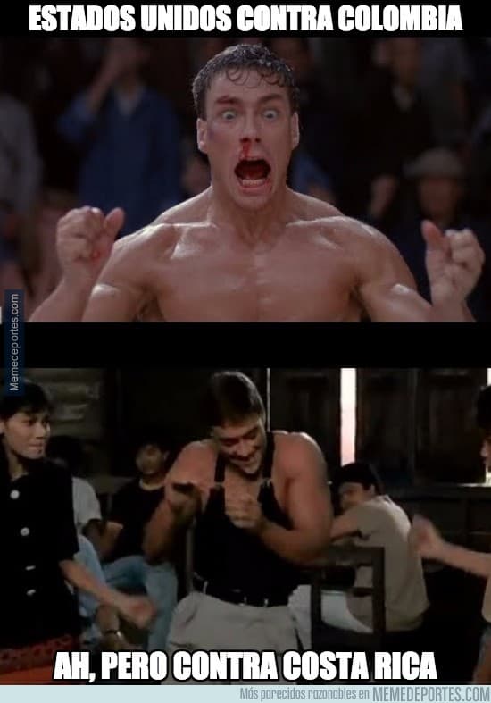 Los memes no podían faltar luego de la goleada de Estados Unidos sorbe Costa Rica y el triunfo de Paraguay