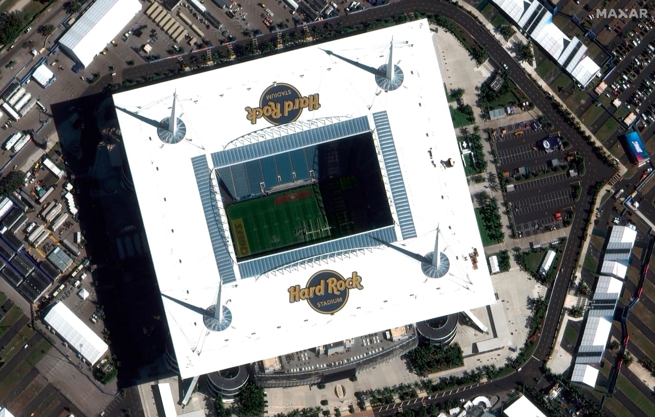 El Hard Rock Stadium listo para conocer al nuevo campeón de la NFL