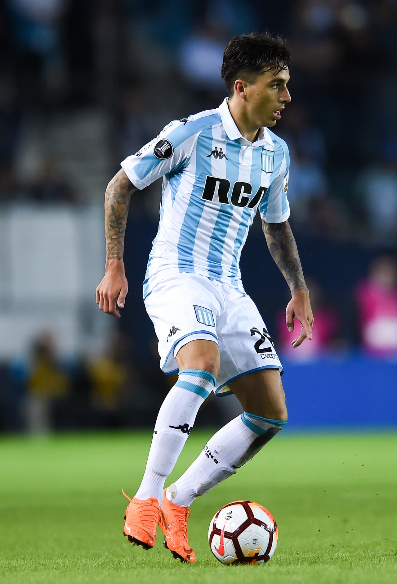 El carrilero derecho Renzo Sarabia jugó con
<b> Argentina contra México en el amistoso en Córdoba</b> y se le vieron buenas cosas.