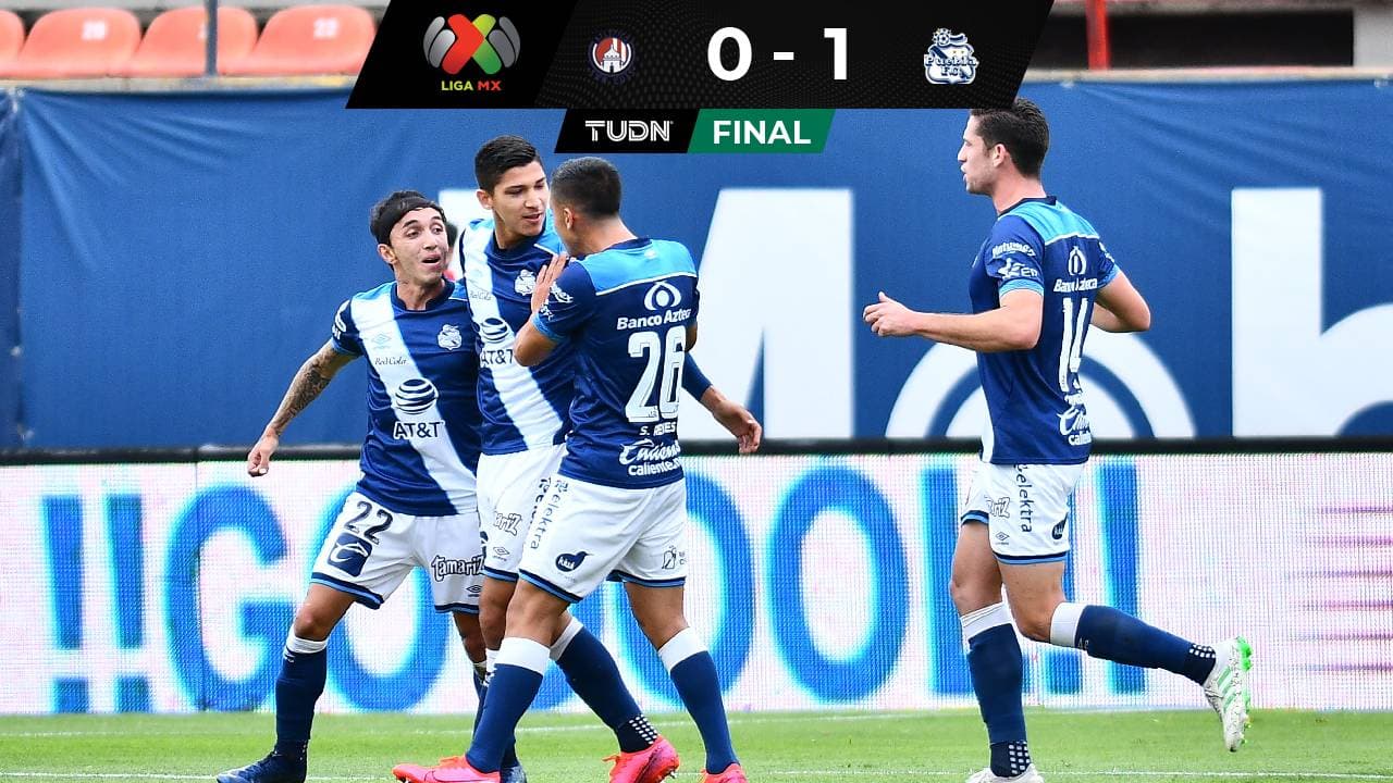 Puebla da el 'campanazo' y derrota al Atlético de San Luis sin público