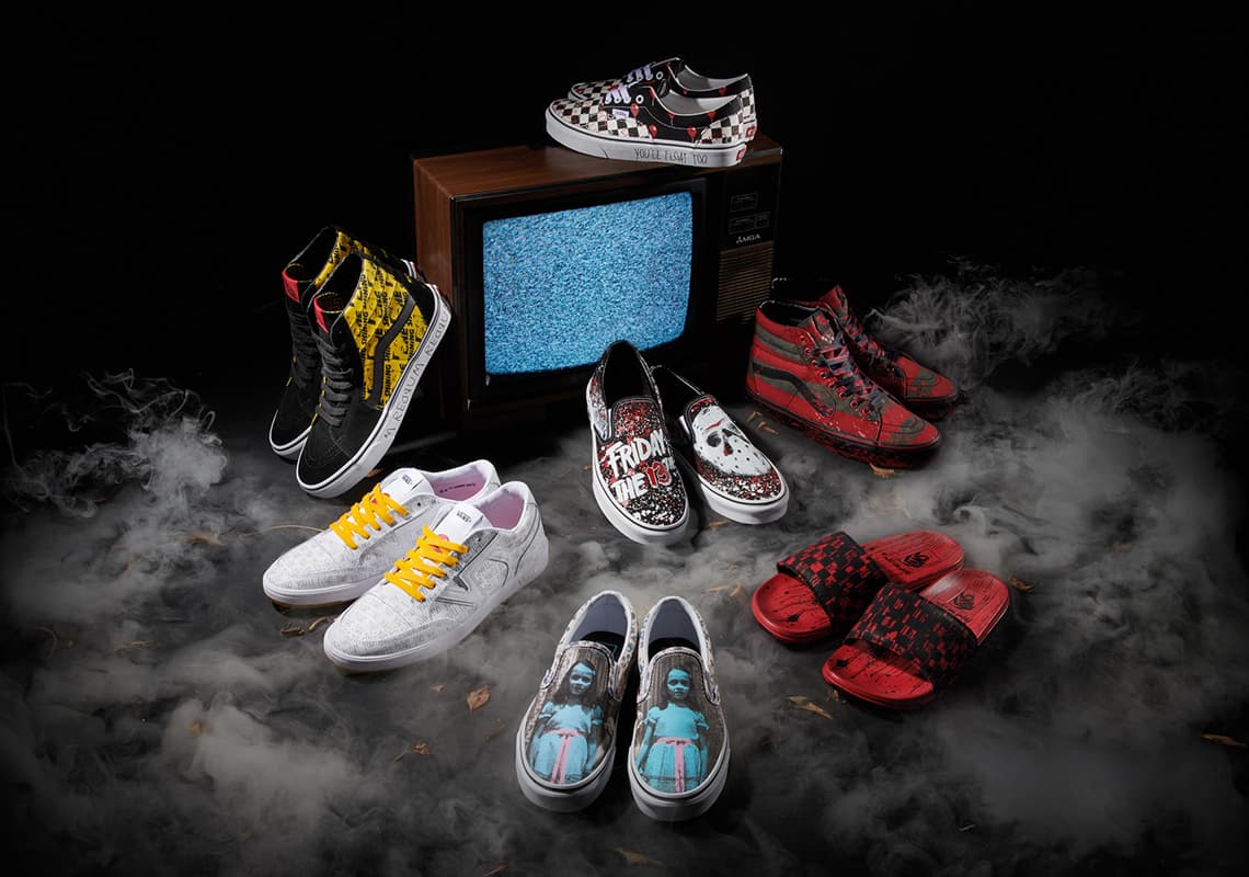 La colección recibe el nombre ‘Vans X Horror’ se lanzó el día de hoy.