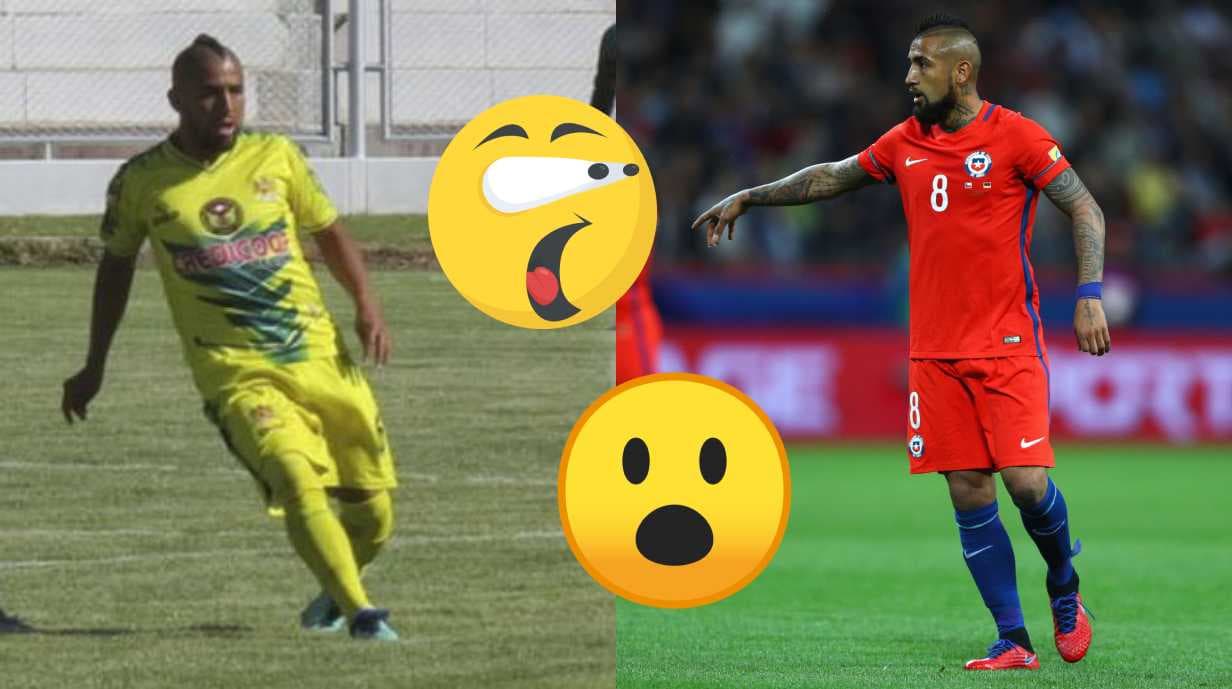 ¿Arturo Vidal peruano? El doble del ‘Rey’ que juega para el Credicoop y lo imita en todo