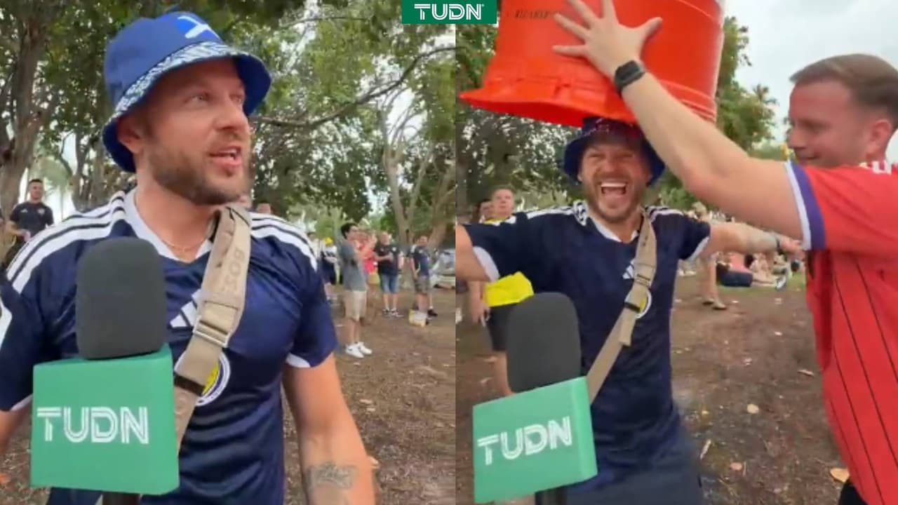 Fans de Escocia invaden estatuas de Miami con increíble tradición