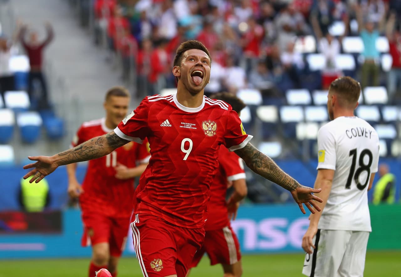 Fiódor Smólov (Rusia): gol contra Nueva Zelanda.