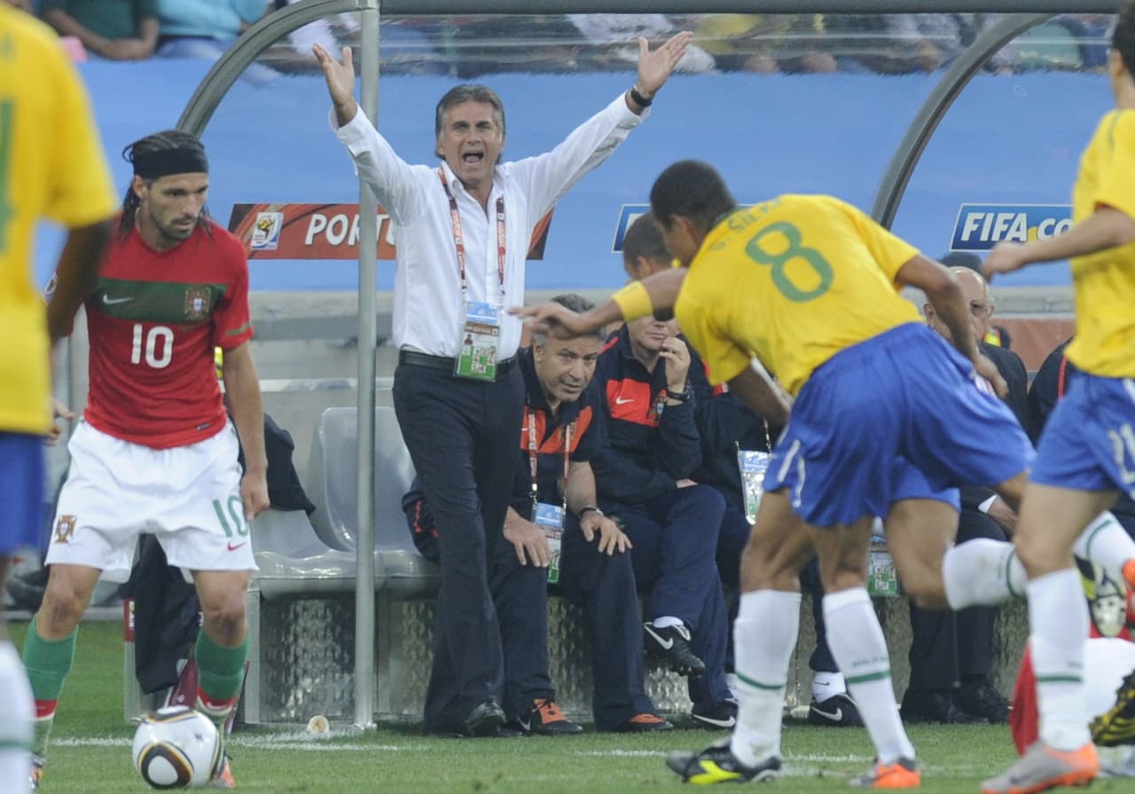 Queiroz logró la clasificación a Sudáfrica 2010, pero Portugal no desplegó un gran fútbol y acabó segunda del grupo liderado por Brasil.
