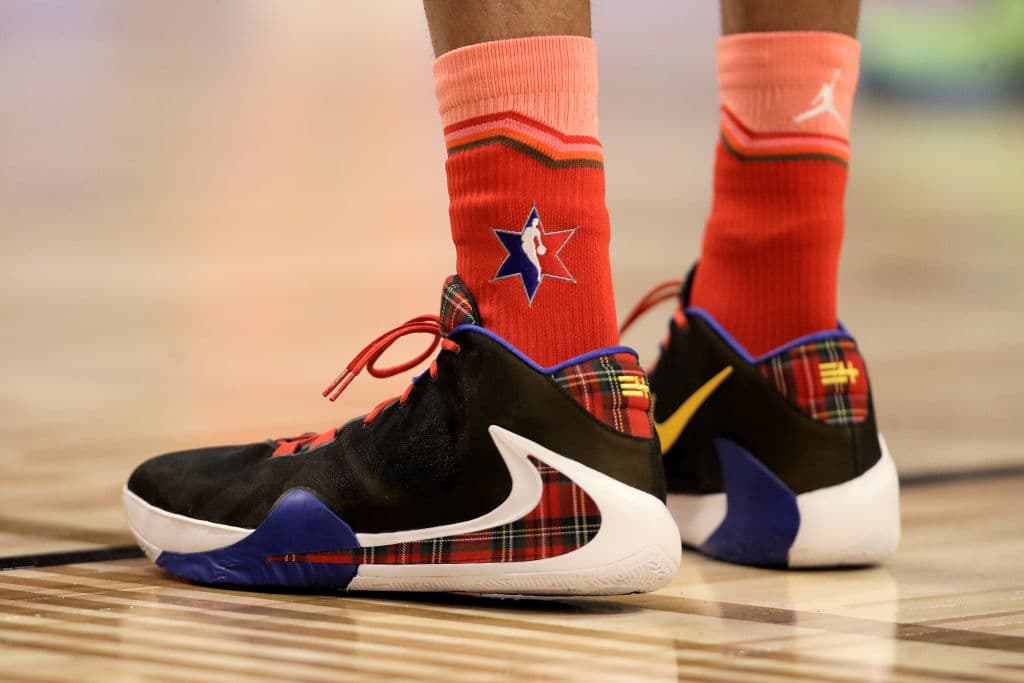 Tenis Nike usados por Giannis Antetokounmpo #24.