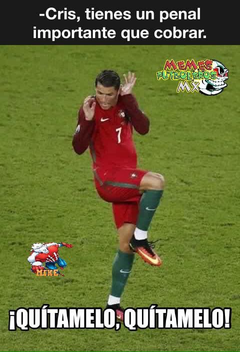 Cristiano Ronaldo falló un penal en la Eurocopa con Portugal y las burlas no se hicieron esperar contra el futbolista portugués que además nos regaló un curioso salto.
