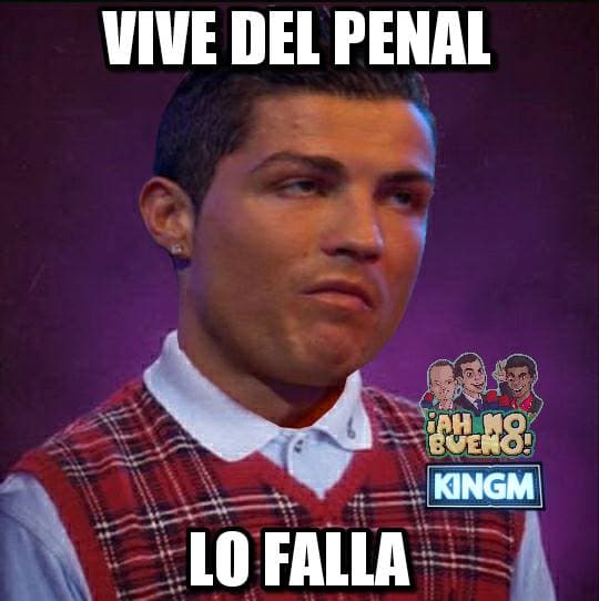 Cristiano Ronaldo falló un penal en la Eurocopa con Portugal y las burlas no se hicieron esperar contra el futbolista portugués que además nos regaló un curioso salto.