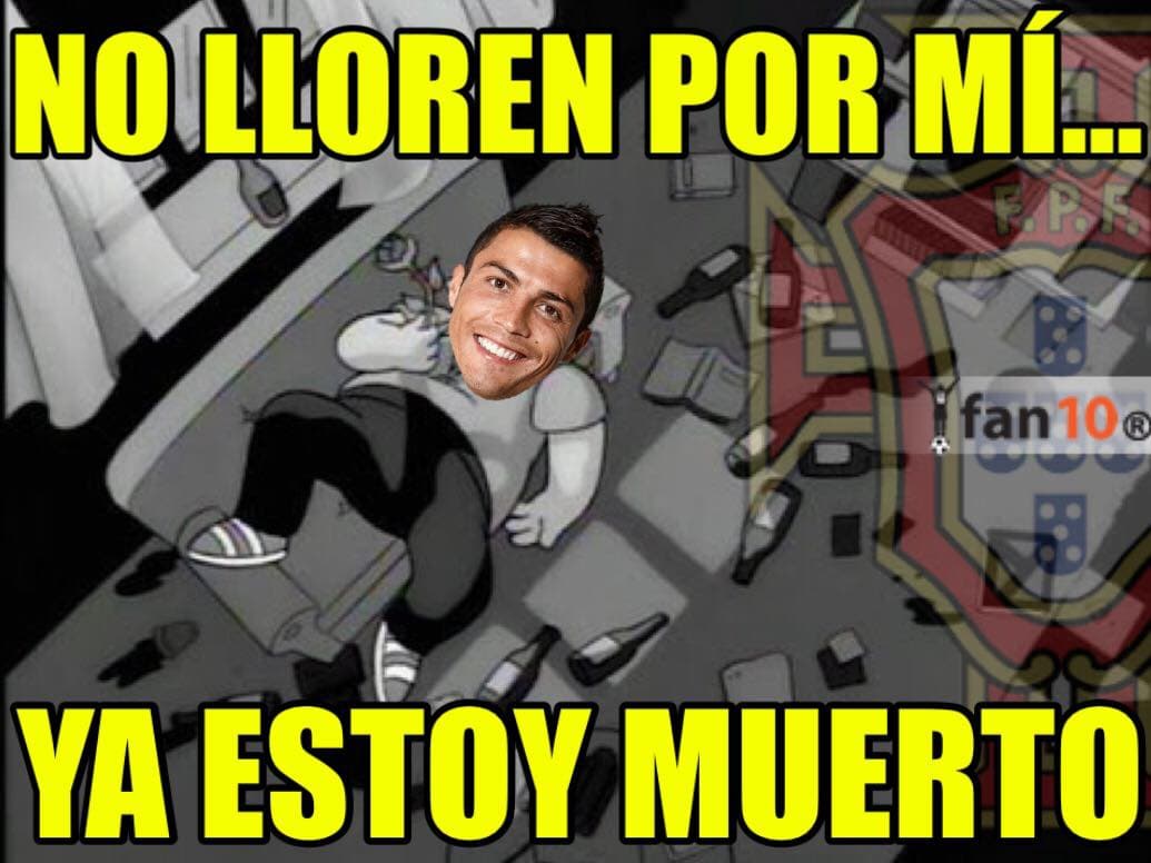 Cristiano Ronaldo falló un penal en la Eurocopa con Portugal y las burlas no se hicieron esperar contra el futbolista portugués que además nos regaló un curioso salto.