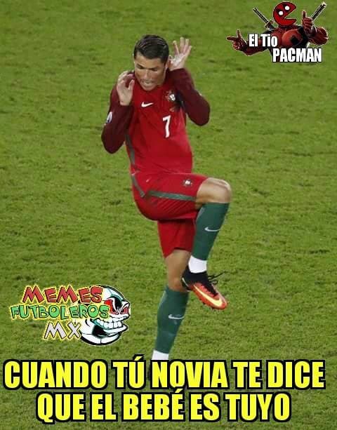 Cristiano Ronaldo falló un penal en la Eurocopa con Portugal y las burlas no se hicieron esperar contra el futbolista portugués que además nos regaló un curioso salto.