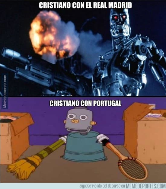 Cristiano Ronaldo falló un penal en la Eurocopa con Portugal y las burlas no se hicieron esperar contra el futbolista portugués que además nos regaló un curioso salto.