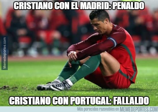 Cristiano Ronaldo falló un penal en la Eurocopa con Portugal y las burlas no se hicieron esperar contra el futbolista portugués que además nos regaló un curioso salto.