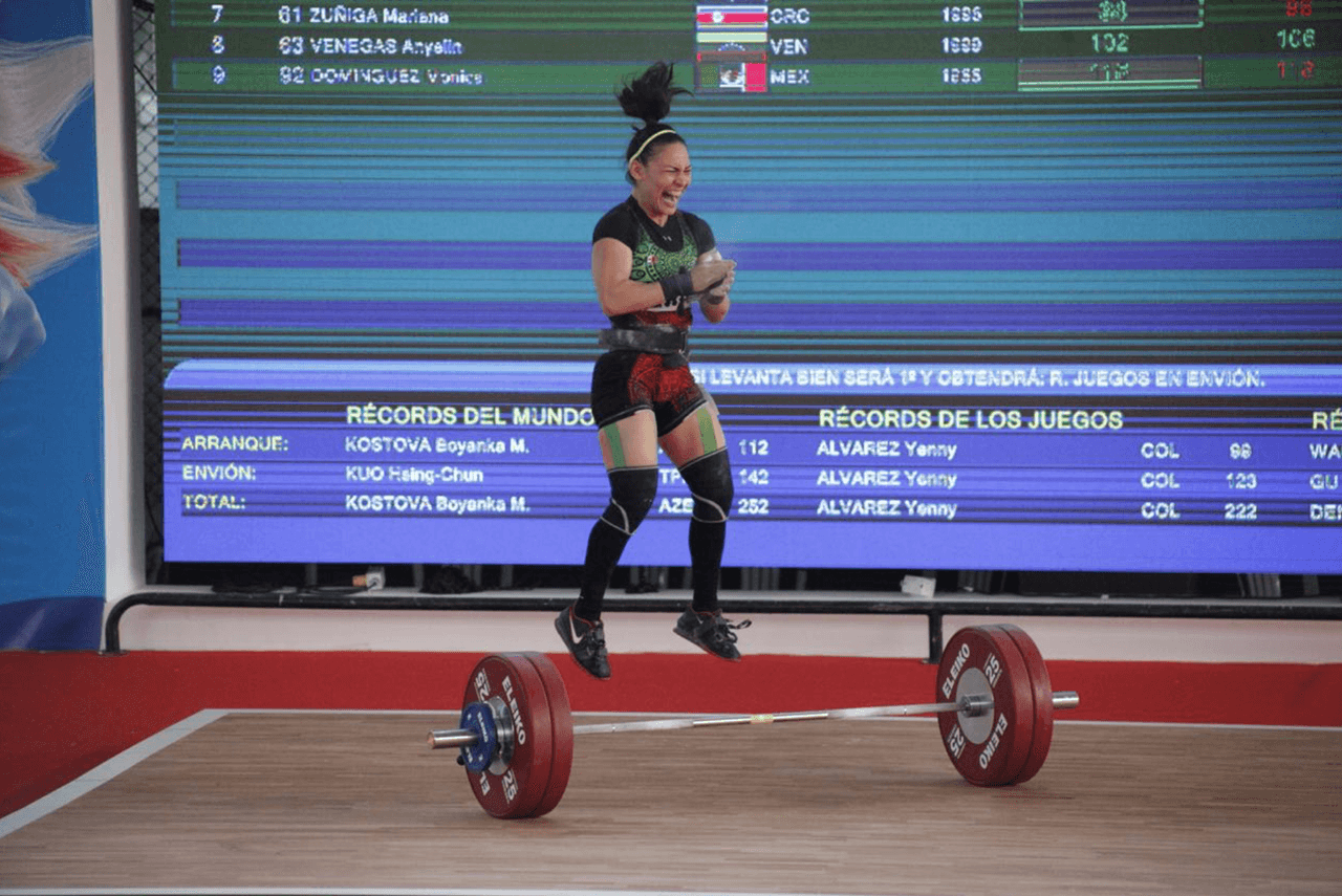 México luce imponente en halterofilia y conquista seis medallas