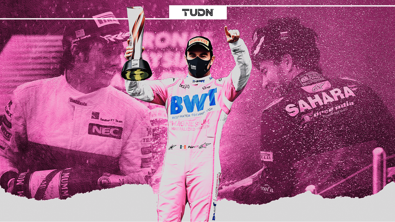 Así fueron todos los podios de Checo Pérez en la F1