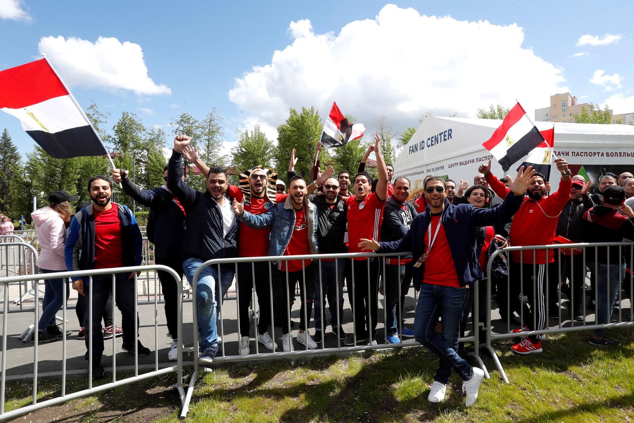 Mientras que los egipcios, ya estando en el Mundial, estaban ganando tras 28 años de ausencia.