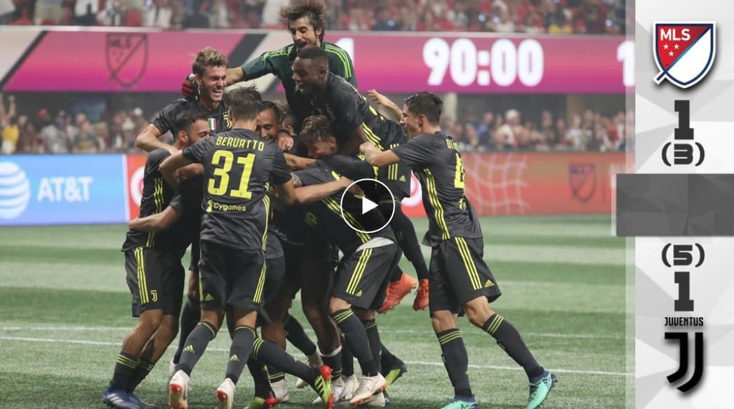 Estrellas de la MLS cayeron ante la Juventus tras desperdiciar demasiadas ocasiones