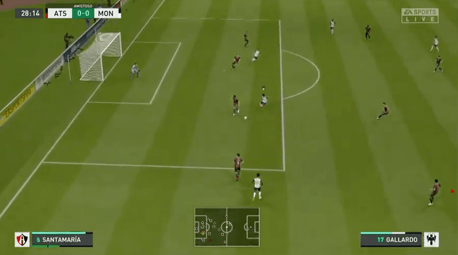 Jairo Torres del Atlas y Éric Cantú de Rayados empataron a un gol en un buen juego en el torneo virtual de la eLiga MX en FIFA 20.