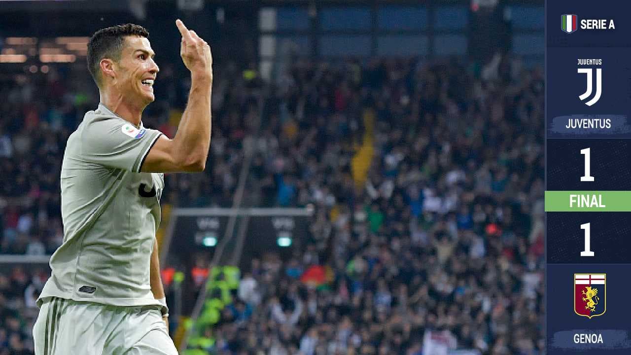 Cristiano Ronaldo llegó a cinco goles en la Serie A.