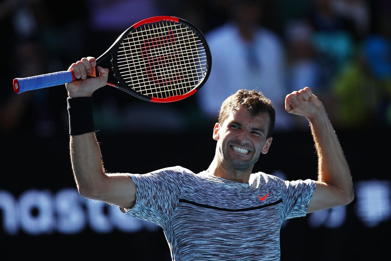 El búlgaro Grigor Dimitrov explotó su recursos, y tras pasar dos años "en una constante montaña rusa", como él mismo explicó, logró por primera vez las semifinales del Australian Open al derrotar al belga David Goffin, por 6-3, 6-2 y 6-4, en dos horas y 13 minutos.