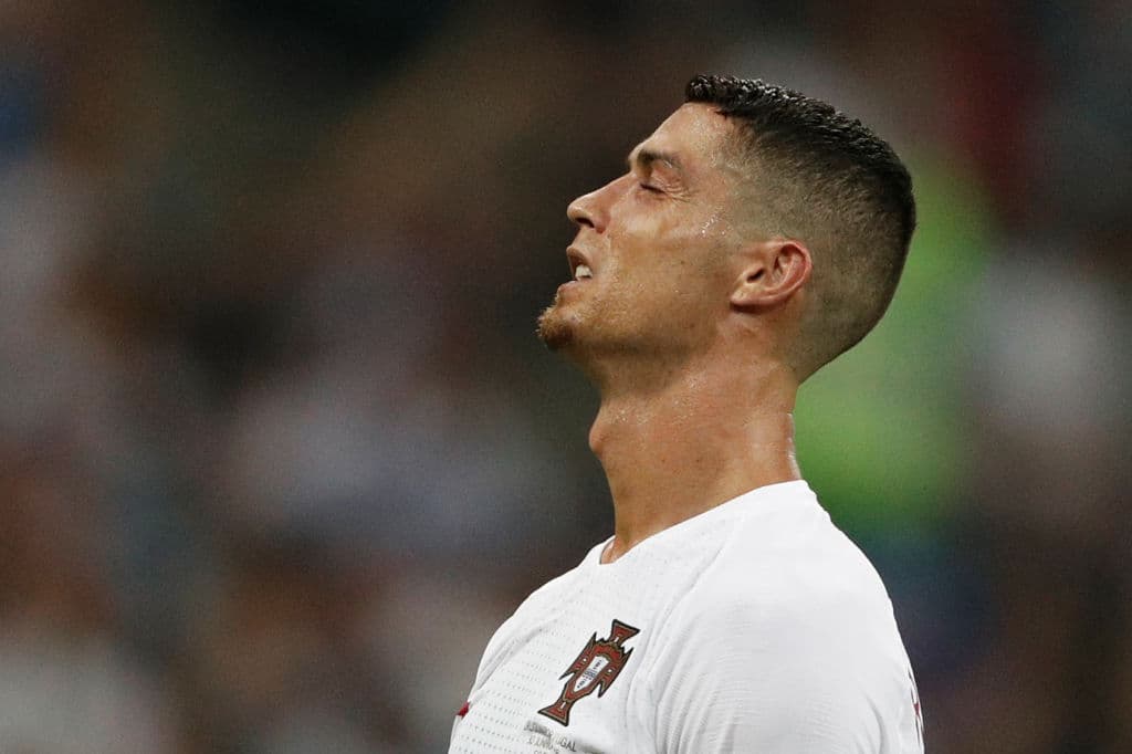 Cristiano Ronaldo tuvo una jornada para el olvido en la eliminación de Portugal contra Uruguay en los octavos de final del Mundial de Rusia 2018.
