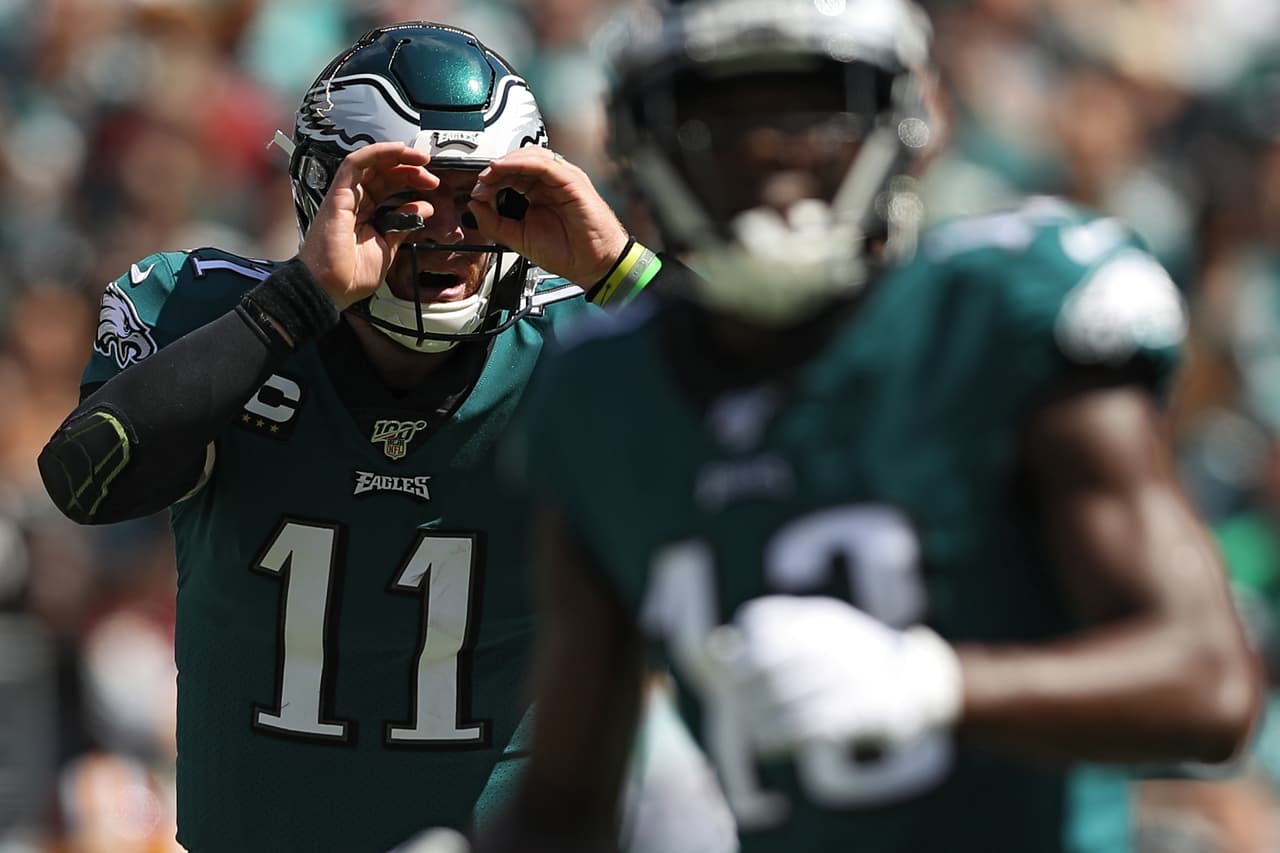 Carson Wentz #11 mariscal de campo.