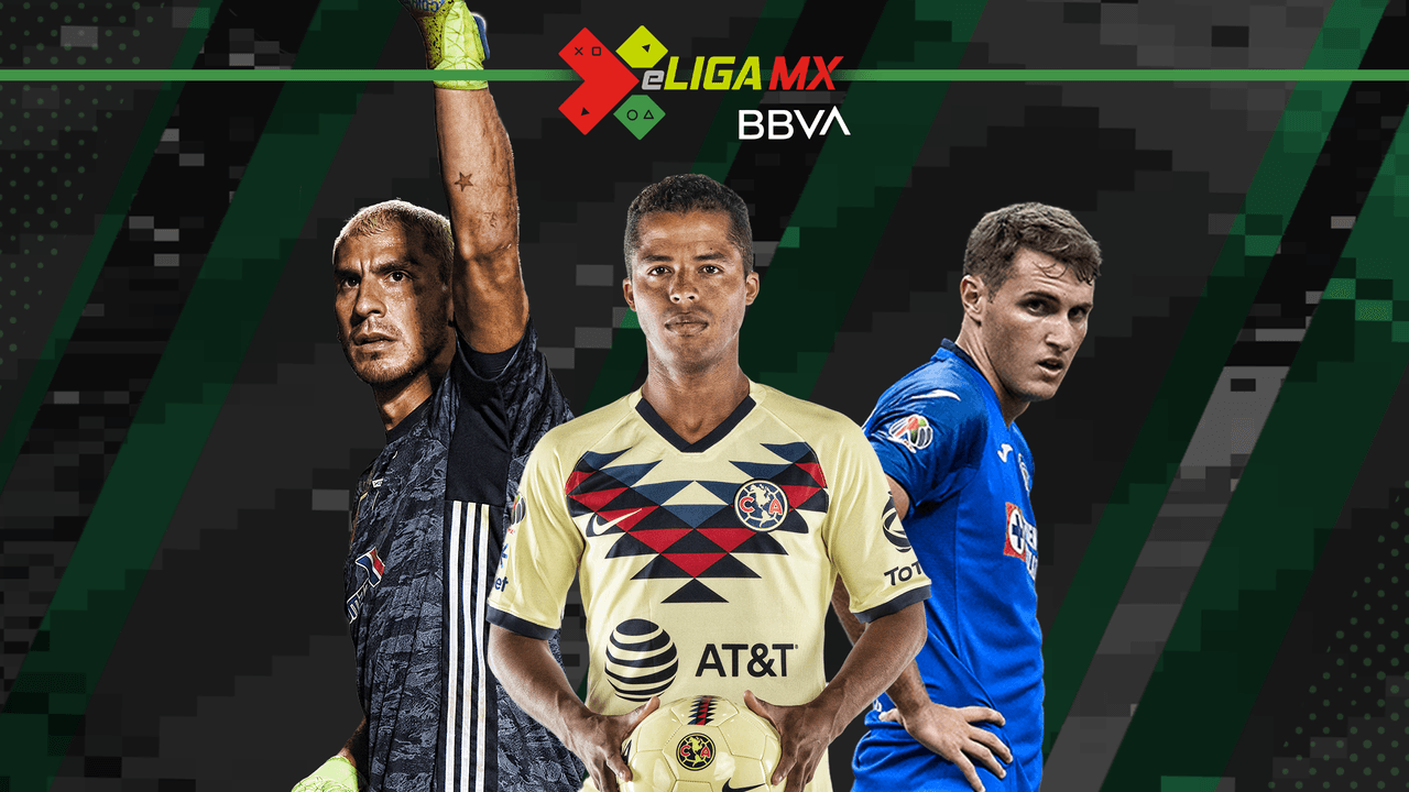 Los jugadores de cada equipo para la eLiga MX