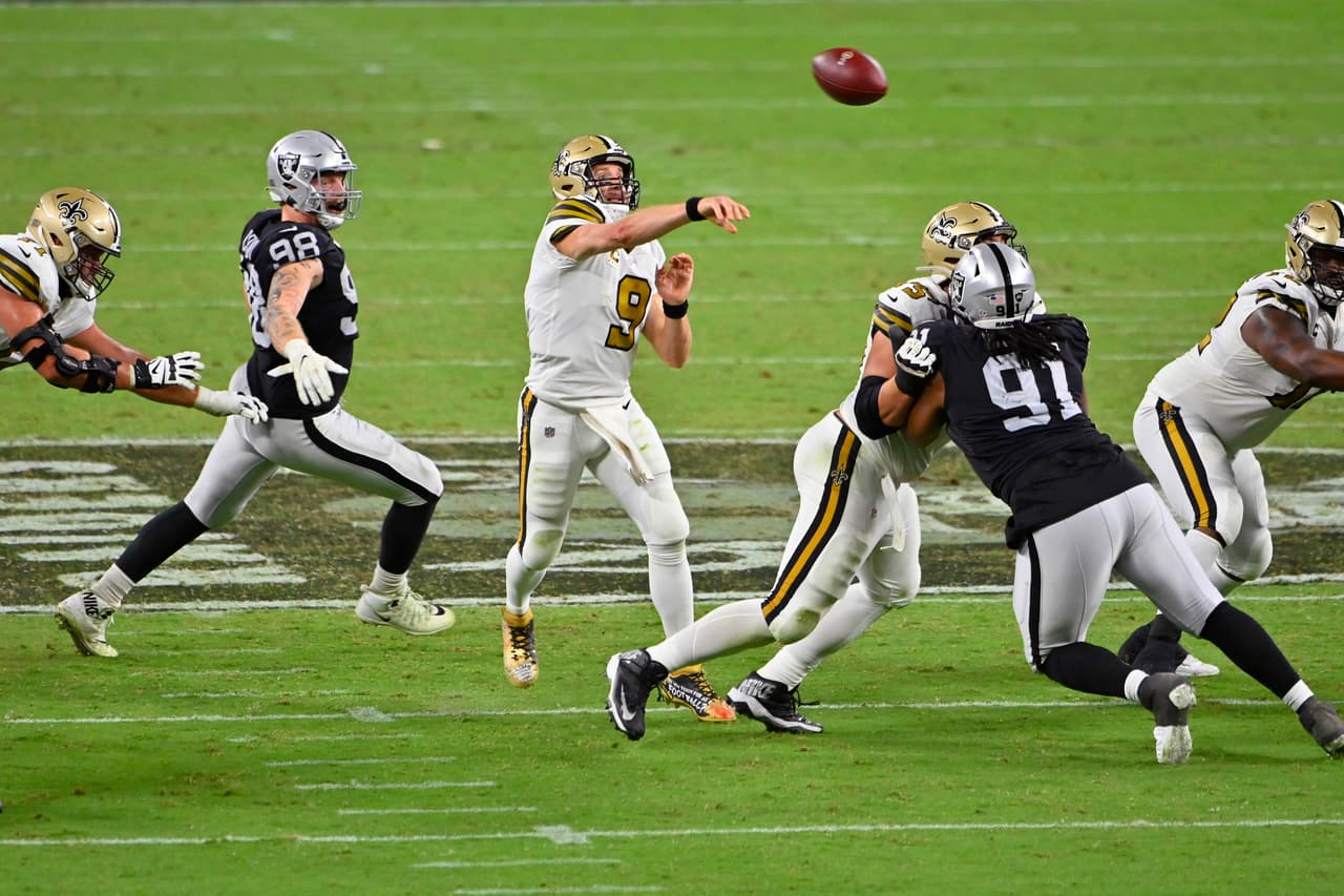 Las Vegas Raiders consiguen llevarse el Monday Night Football frente a los New Orleans Saints con un marcador de 24-34 a favor.