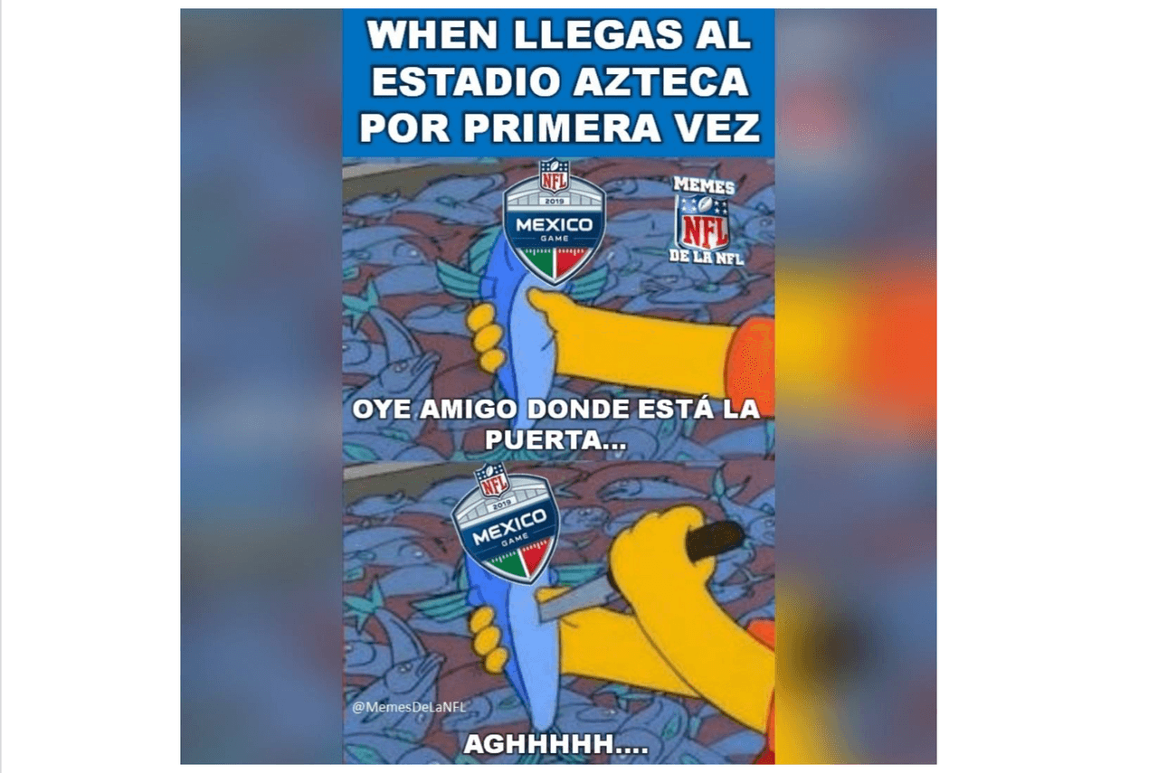 Kansas City Chiefs vencieron 24-17 a Los Angeles Chargers y estos son los memes que nos deja la visita de la NFL en México.