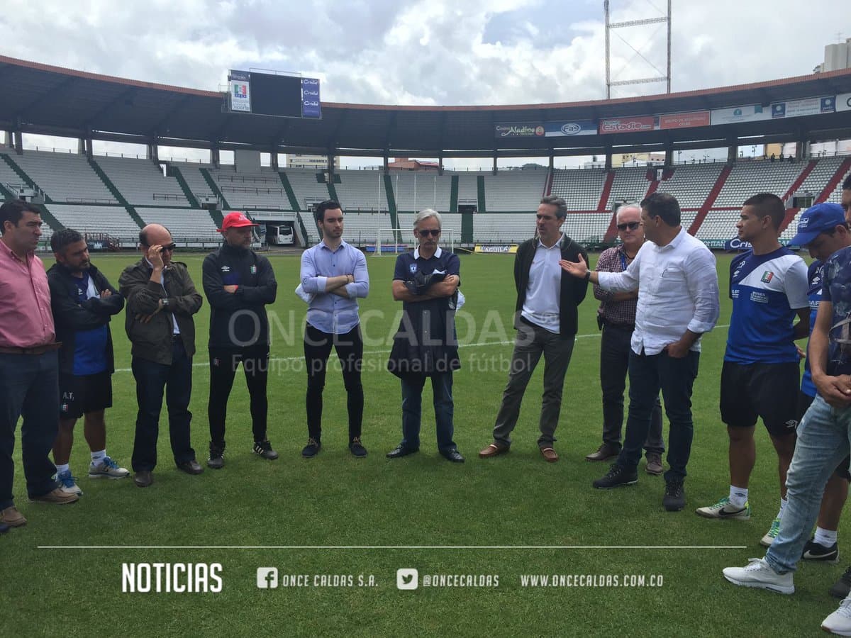Directivos de Pachuca visitaron las instalaciones del Once Caldas.