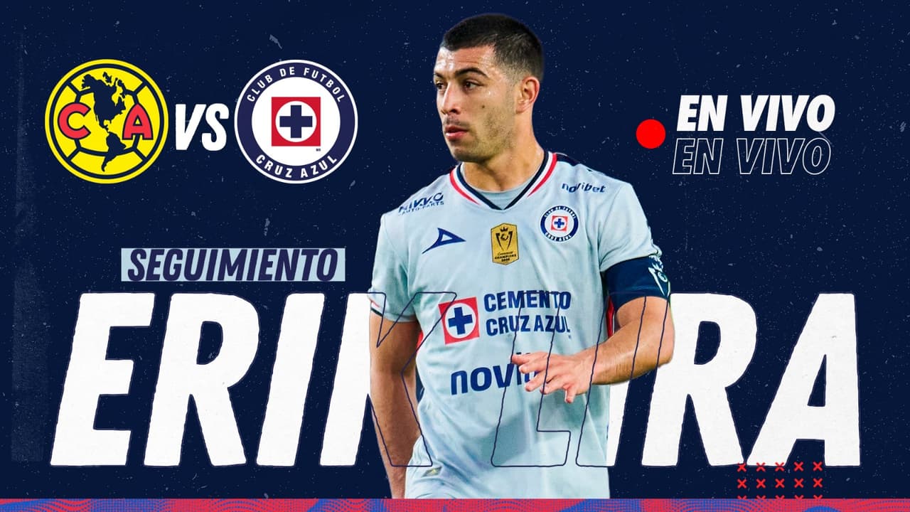 ¡EN VIVO! América vs. Cruz Azul: Erik Lira Cam