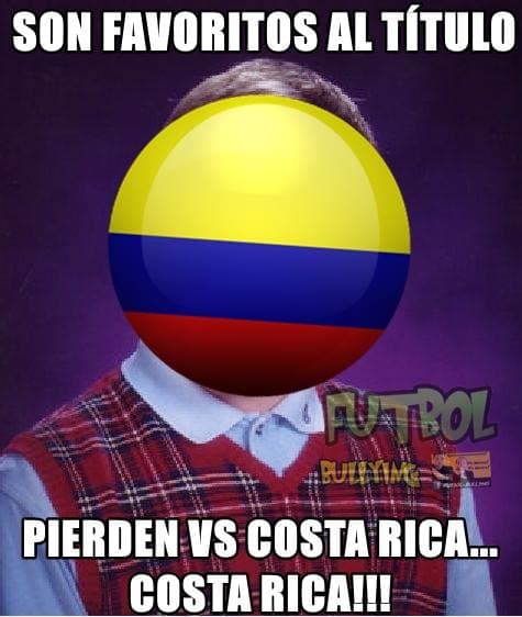 Las burlas no podían faltar luego del triunfo de Estados Unidos y de la sorprendente derrota de Colombia ante Costa Rica.