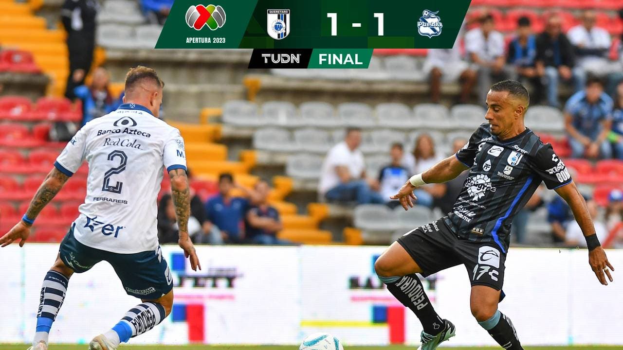 ¡Agónico! Gallos rescata valioso empate ante un tímido Puebla