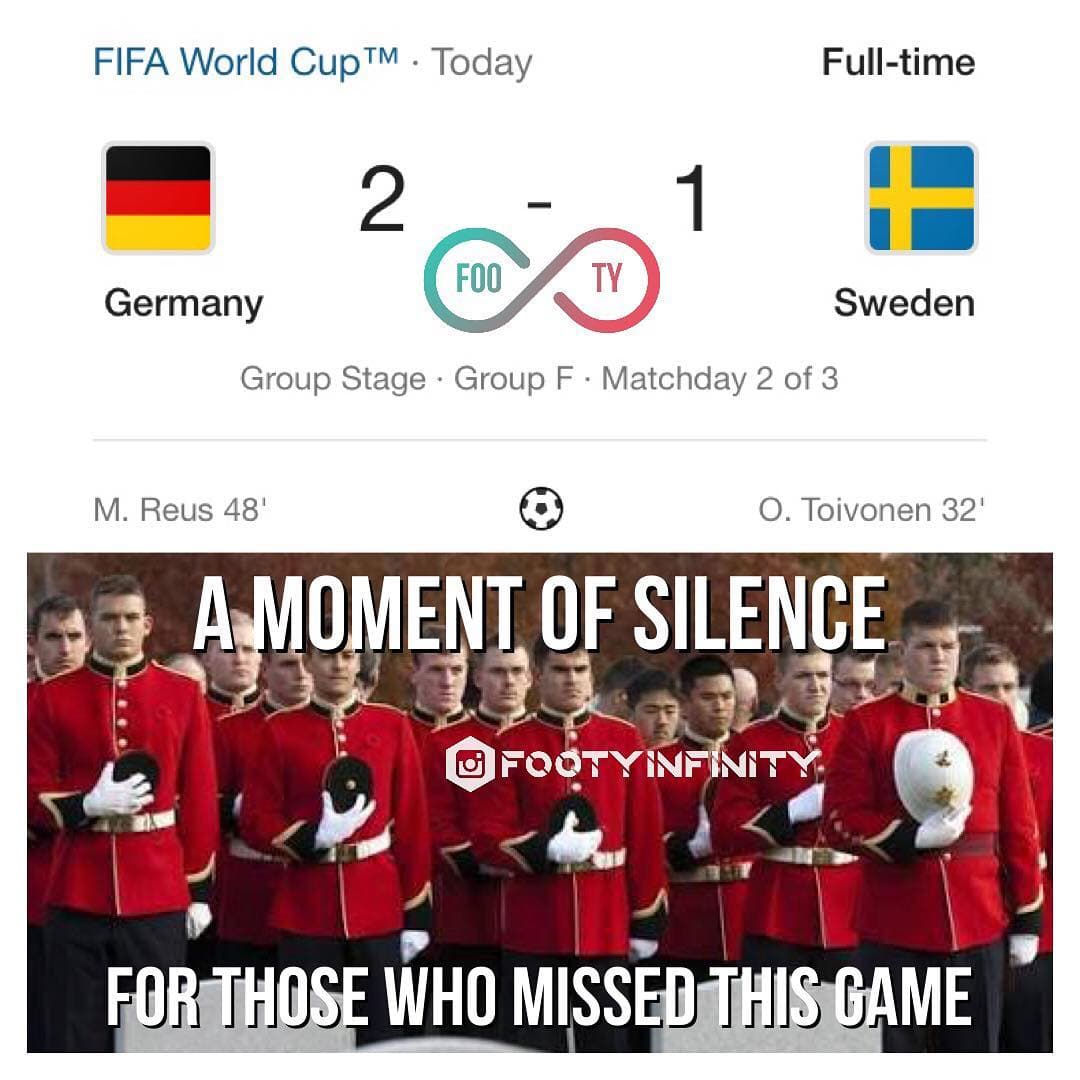 Un momento de silencio por todos los que se perdieron este partidazo.