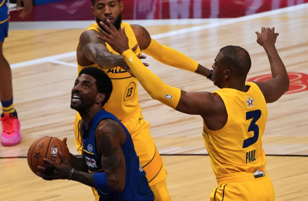 Giannis Antetokounmpo y Damien Lillard llevan al Team LeBron de la mano para vencer 170-150 a los del Team Durant.