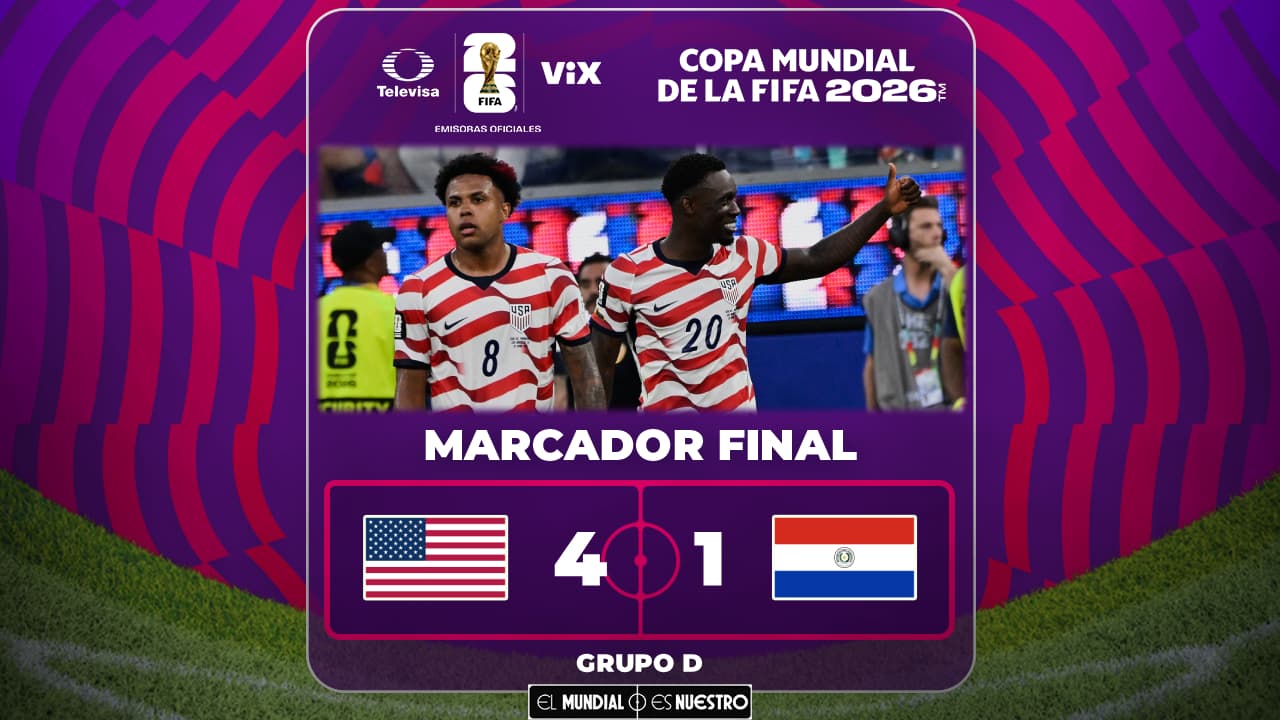 Estados Unidos derrota a Paraguay en debut del Mundial 2026