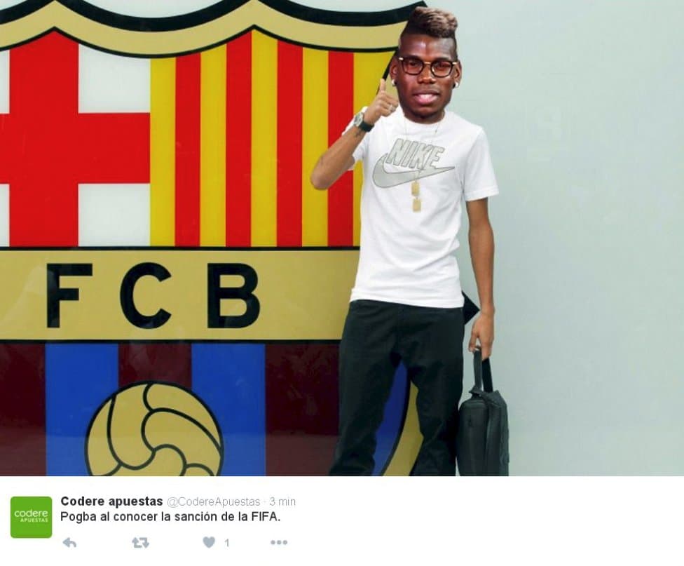 Los usuarios de la red no desaprovecharon la oportunidad para burlarse de los equipos de Madrid que no podrán contratar jugadores durante un año.