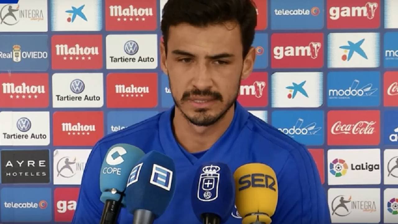Alanís quiere "avalar" al cuerpo técnico del Oviedo con resultados